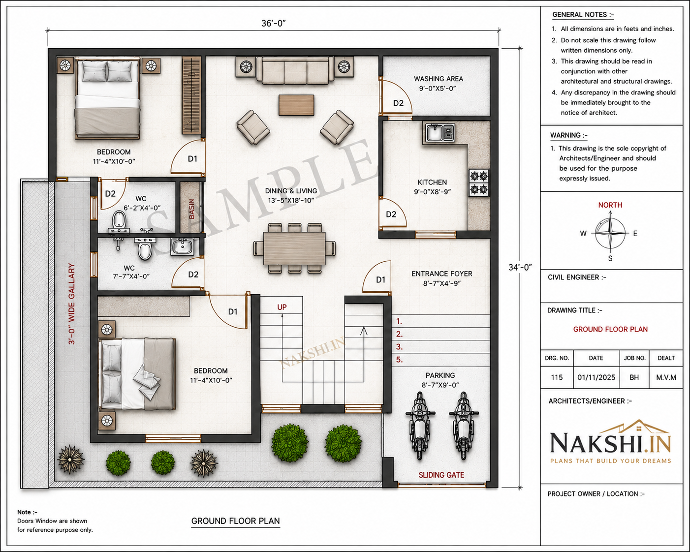 Architect Designed 50+ House Plans PDF – Ready to Build | All Plot Sizes | Only ₹99
